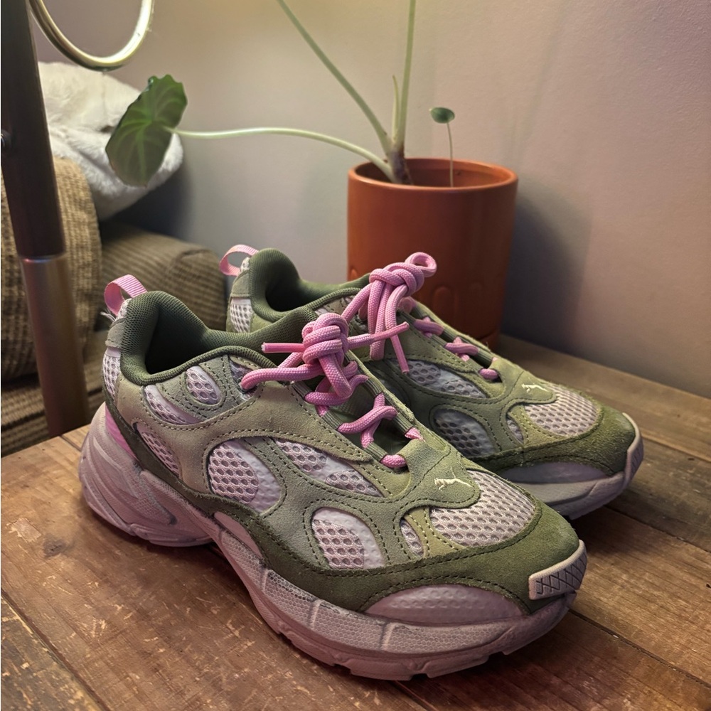 KidSuper Studios x Velophasis NU ‘Olive Green’ Sneakers - Puma - Picture 3 of 3